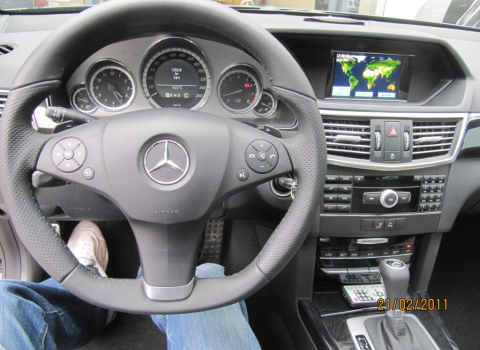 Mercedes E200. W212. Video Input, TV Tuner MPEG4.