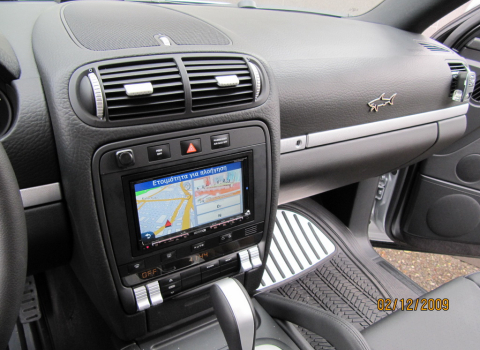  Porsche Cayenne. Car Cinema Navigation Kenwood DNX9240BT.