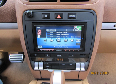 Porsche Cayenne. Car Cinema & Navigation Kenwood DNX9240BT.