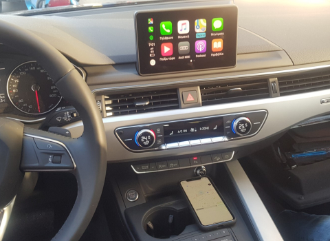 Audi A4 B9/8W (2015 – ). Apple Car Play Wireless, Android Auto.