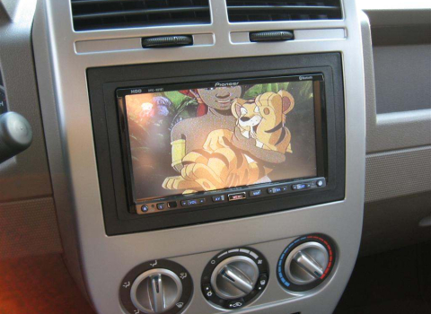 Jeep Compass Car Cinema Navigation Pioneer Avic HD1BT.