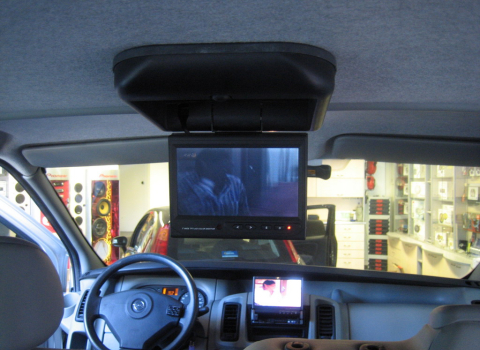 Opel Vivaro. Car Cinema Kenwood KVT- 627- KTC-300- Macrom.