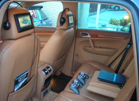 Porsche Cayenne 2003. Car Cinema Macrom.