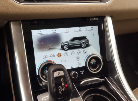 Range Rover Sport. Climate Lcd Control.