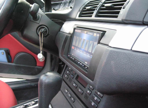 BMW E-46. Car Cinema- Navigation 2 Din Size Kenwood DNX7200.