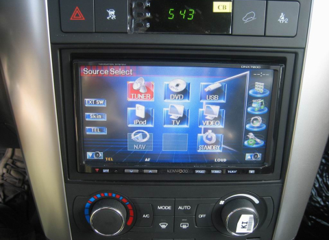 Chevrolet Captiva Car Cinema Kenwood DNX 7200 AudioVox.
