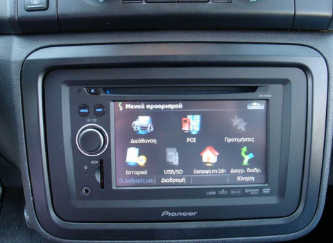  Skoda Roomster Car Cinema Navigation Pioneer AVICF9110BT.