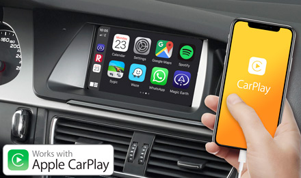Audi A4 Works with Apple CarPlay X703D A4