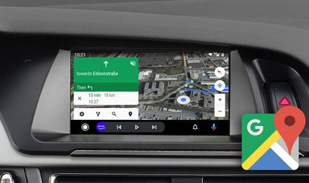 Online Navigation with Google Maps X703D A4