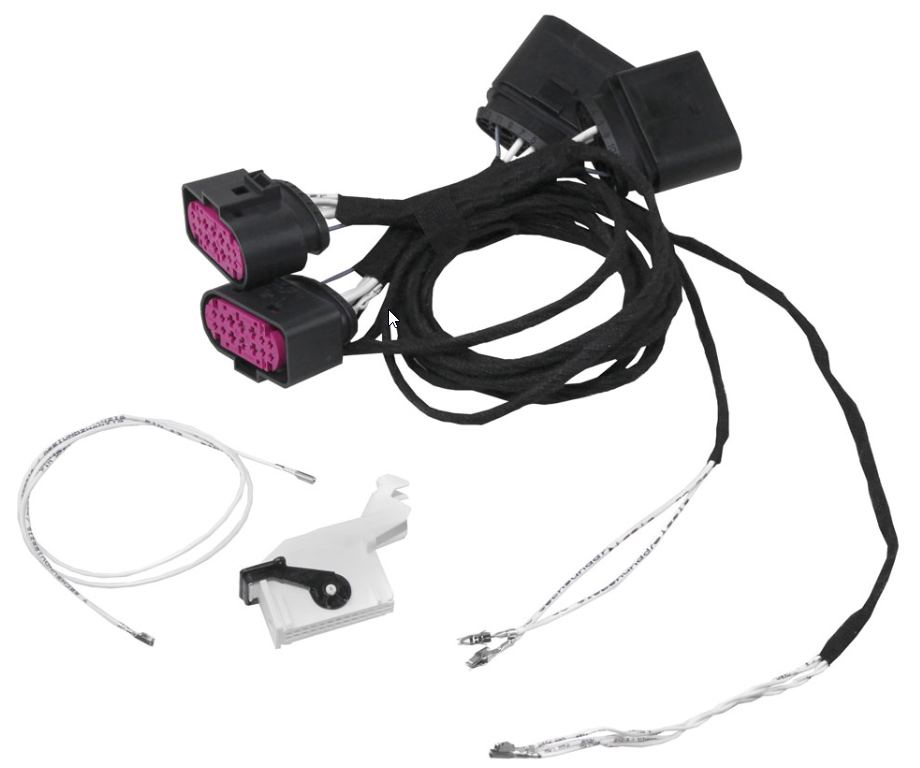 Adapter LED on LED with bending light for VW Tiguan AD1, BW2